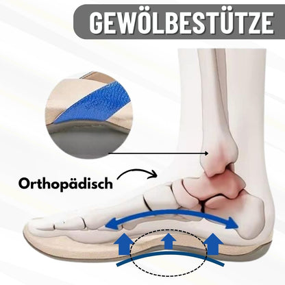 Damen Orthopädische Sandalen – Detail anatomisches Fußbett