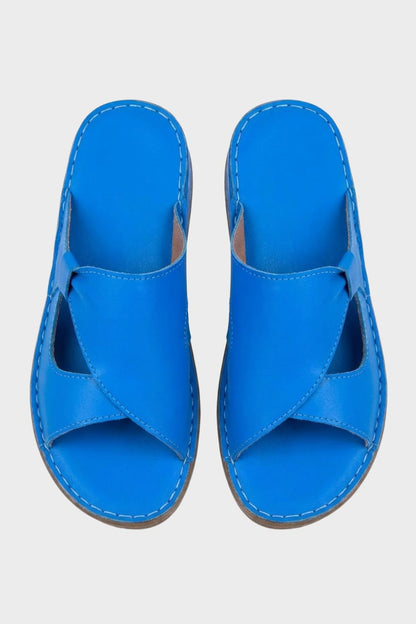 Sandalen Damen Pantoletten mit Kreuzriemen