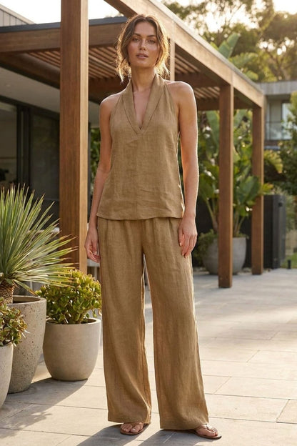 Damen Sommer Set | Top und Hose – Tragestil-Beispiel