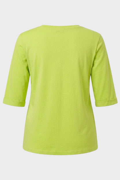 Damen Basic T-Shirt | Rundhals – Detail-Ansicht