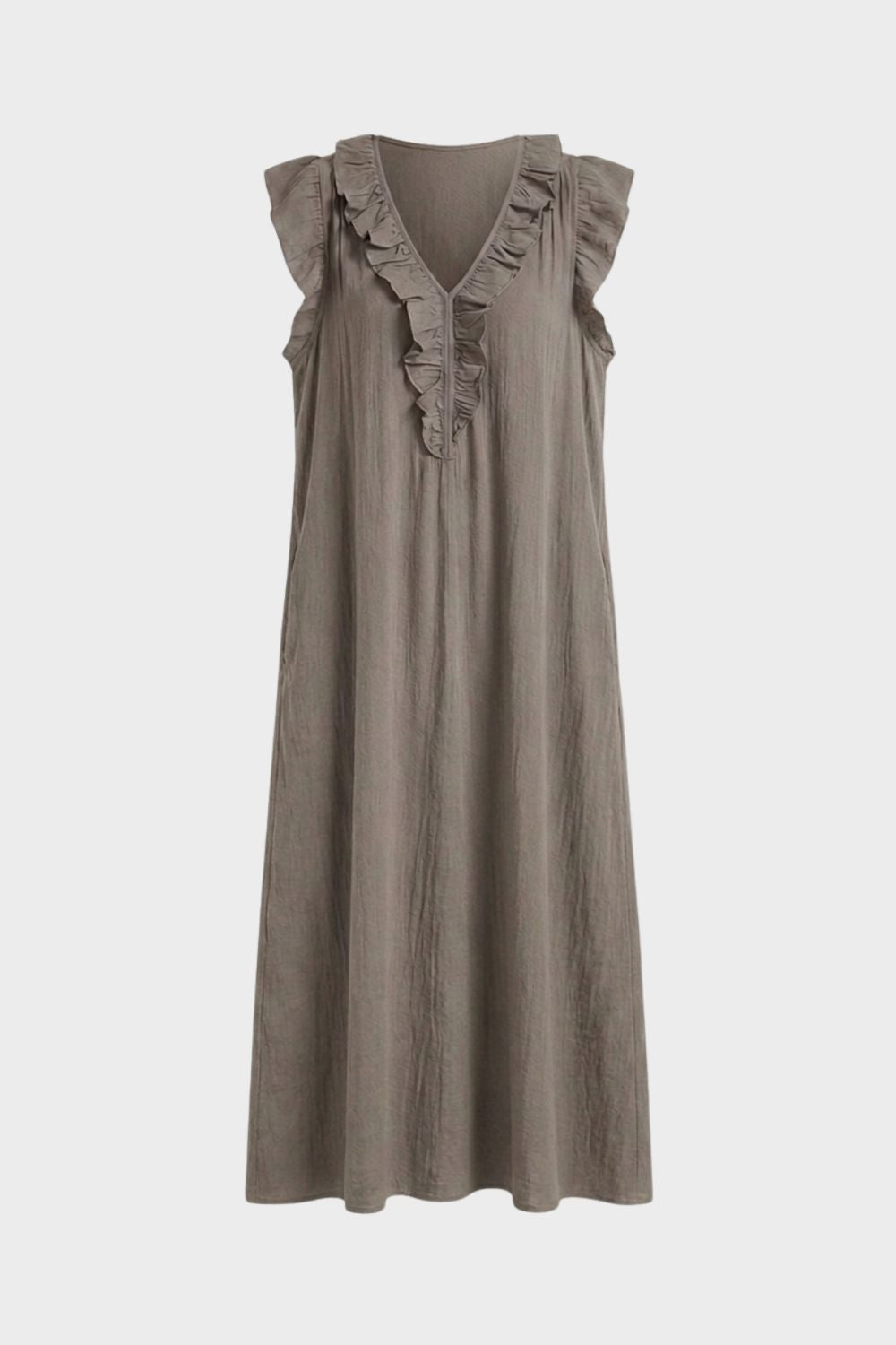Damen Volant Midikleid | Sommer – Größentabelle