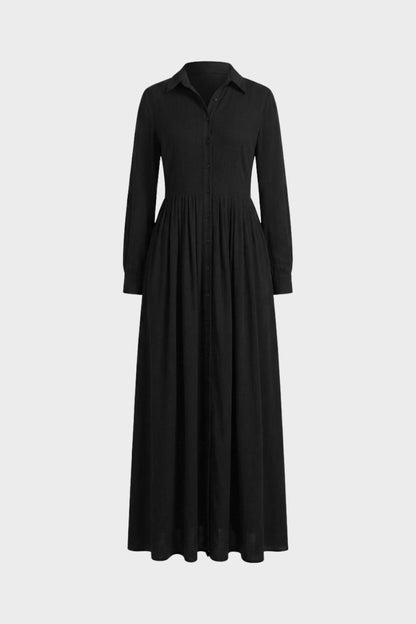 Damen Fließendes Maxikleid | V-Ausschnitt – Lifestyle-Look