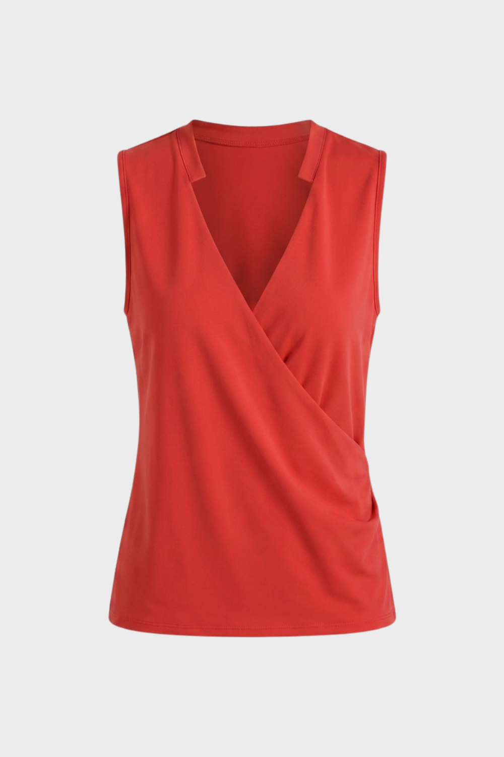 Damen Eleganter Wrap-Top – V-Neck – Material-Detail