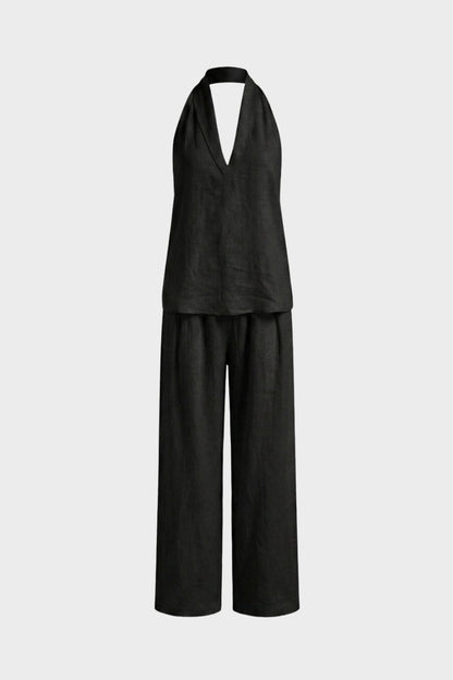Damen Sommer Set | Top und Hose – Rückansicht