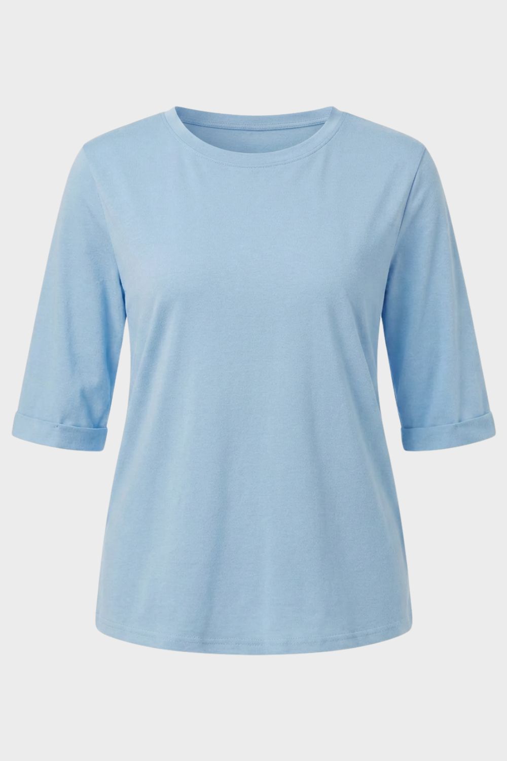 Damen Basic T-Shirt | Rundhals – Rückansicht