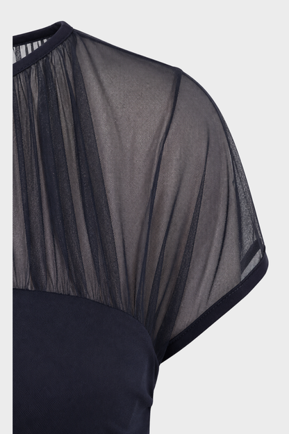 Damen Tüll Maxikleid – Cocktail – Detail-Ansicht