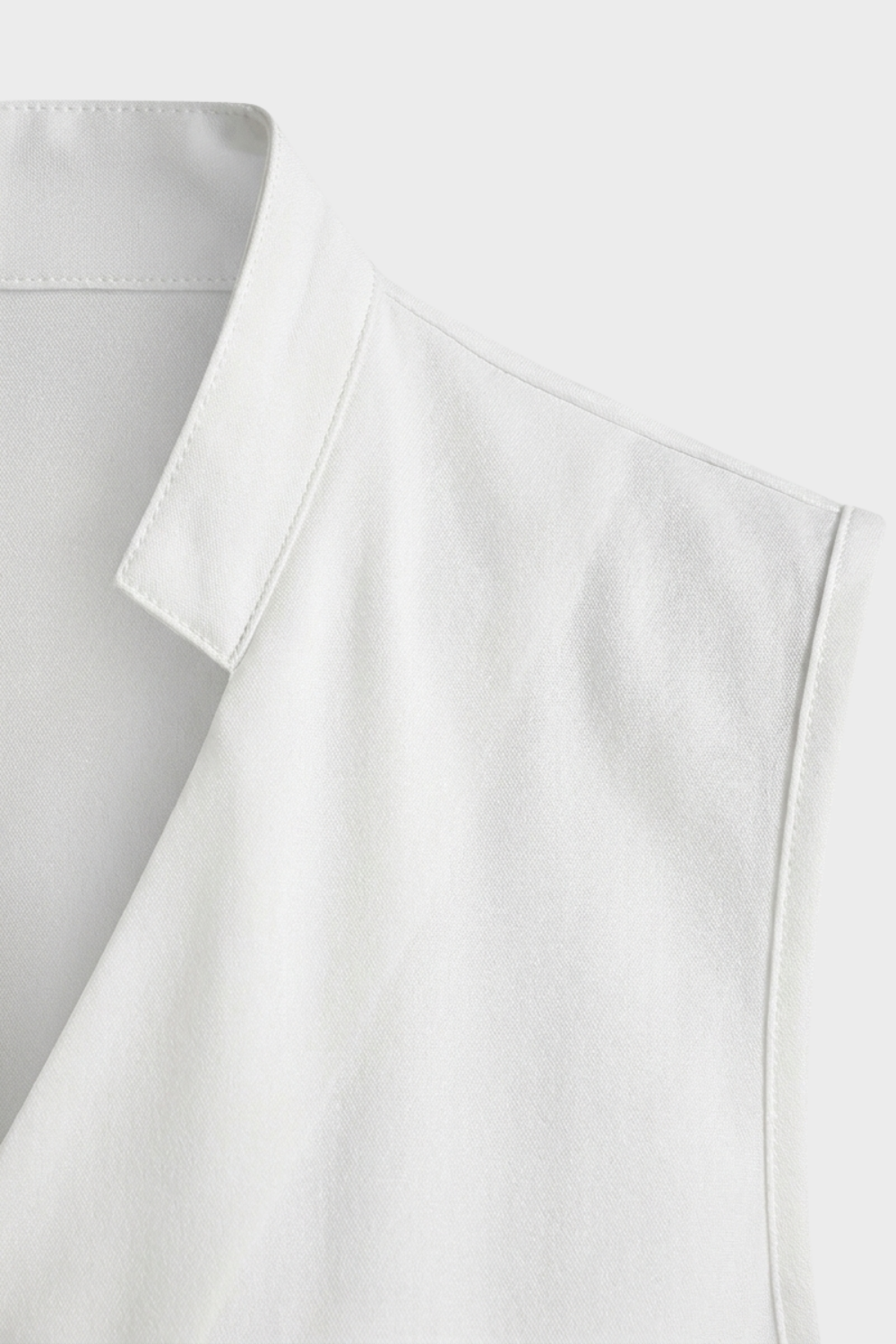 Damen Eleganter Wrap-Top – V-Neck – Detail-Ansicht
