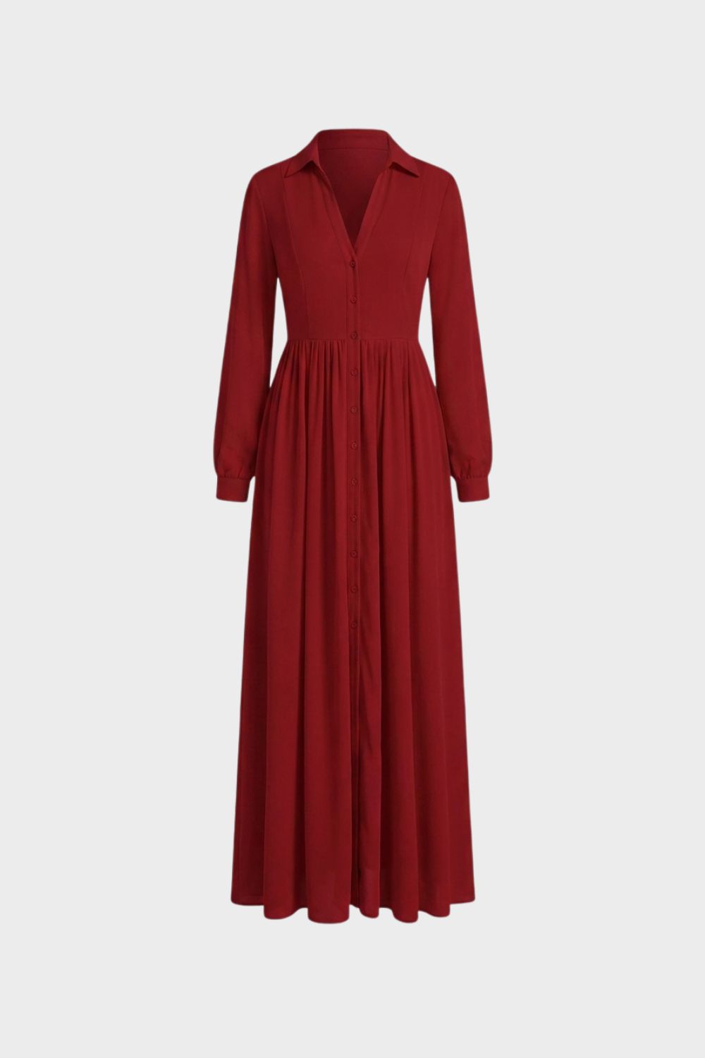 Damen Fließendes Maxikleid | V-Ausschnitt – Farb-Übersicht