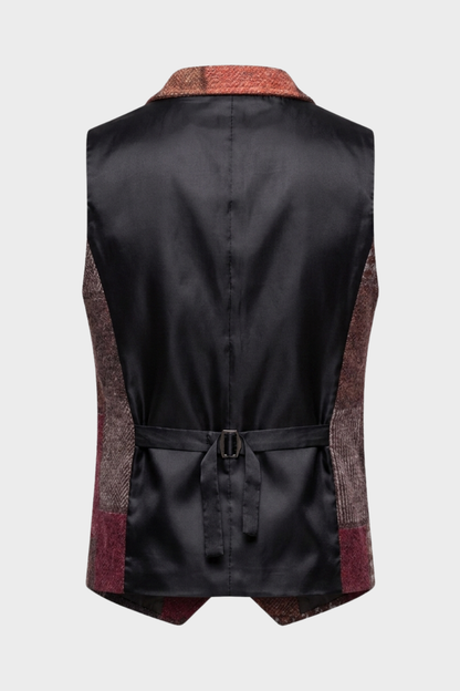 Herren Elegante Weste | Kontrastdesign