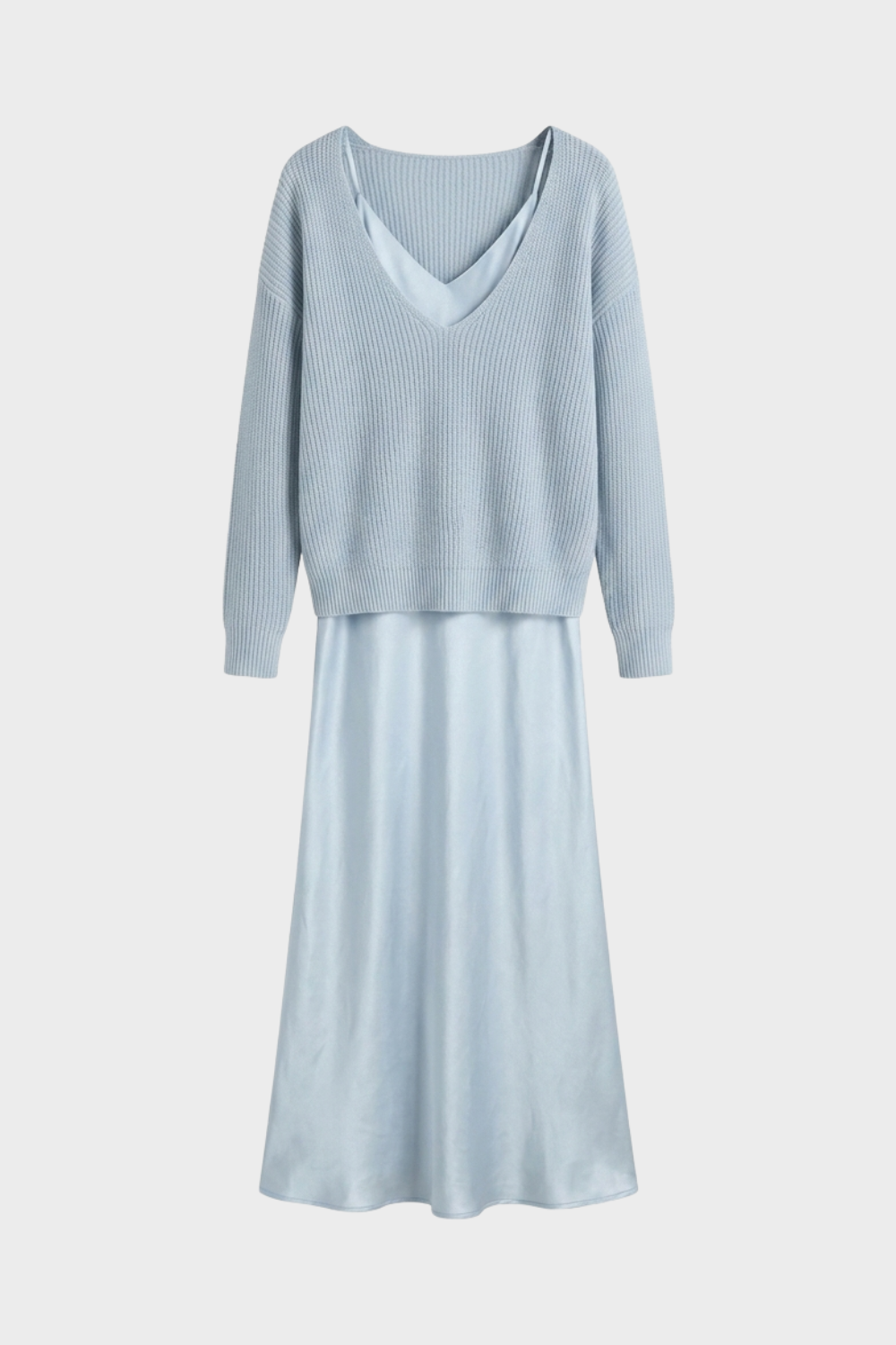 Damen Satin Midikleid | Twin-Set