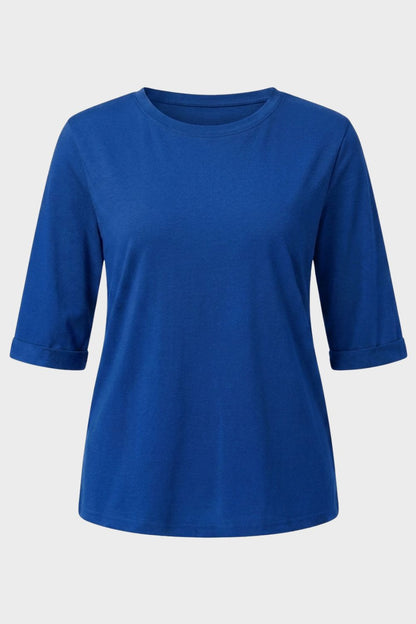 Damen Basic T-Shirt | Rundhals – Detail Verarbeitung