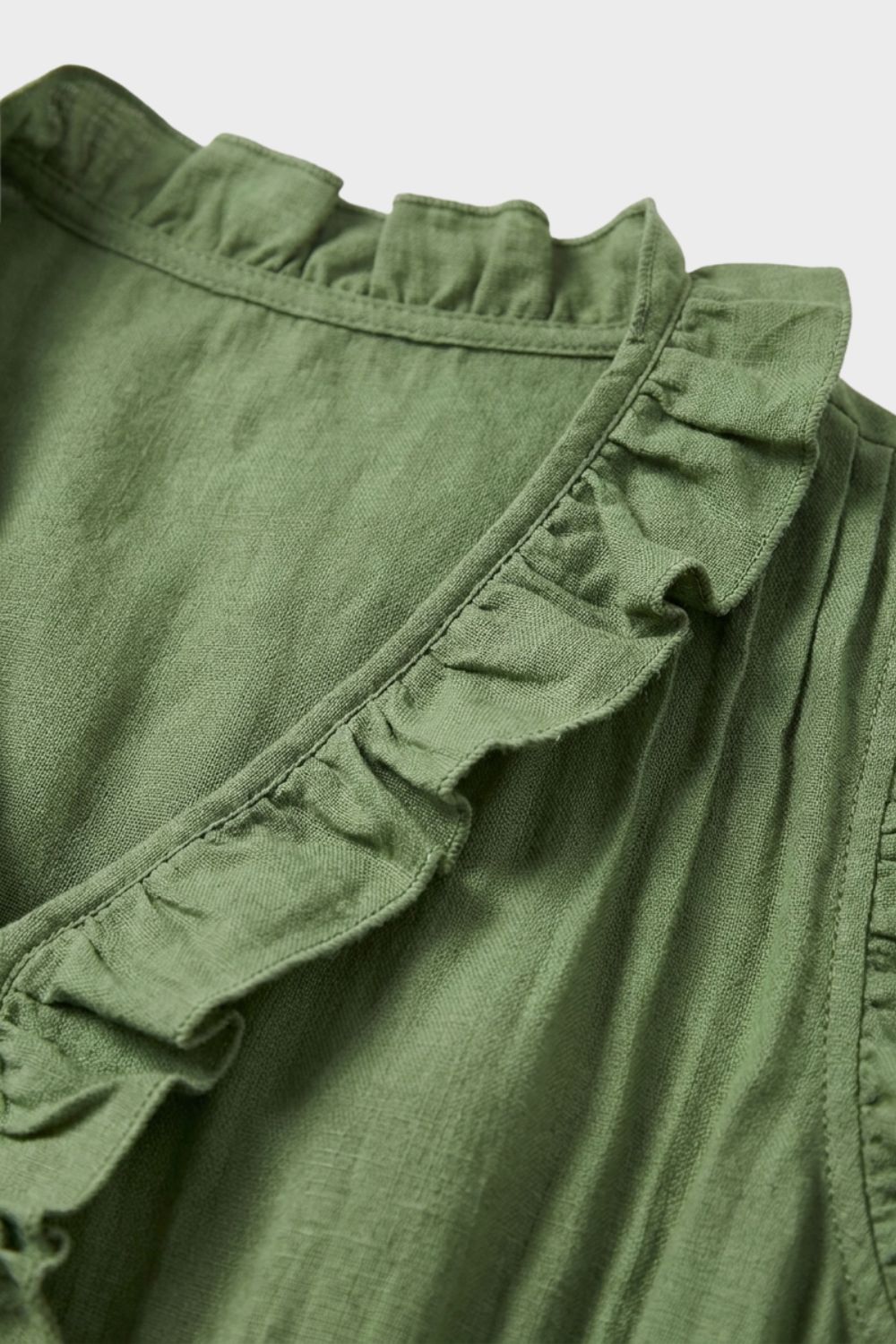 Damen Volant Midikleid | Sommer – Profil-Ansicht