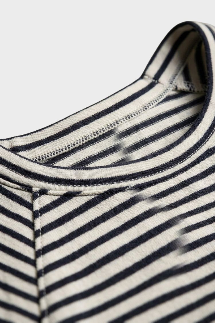 Damen Streifenshirt | Rundhals & Legerer Schnitt