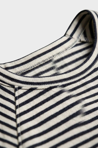 Damen Streifenshirt | Rundhals & Legerer Schnitt