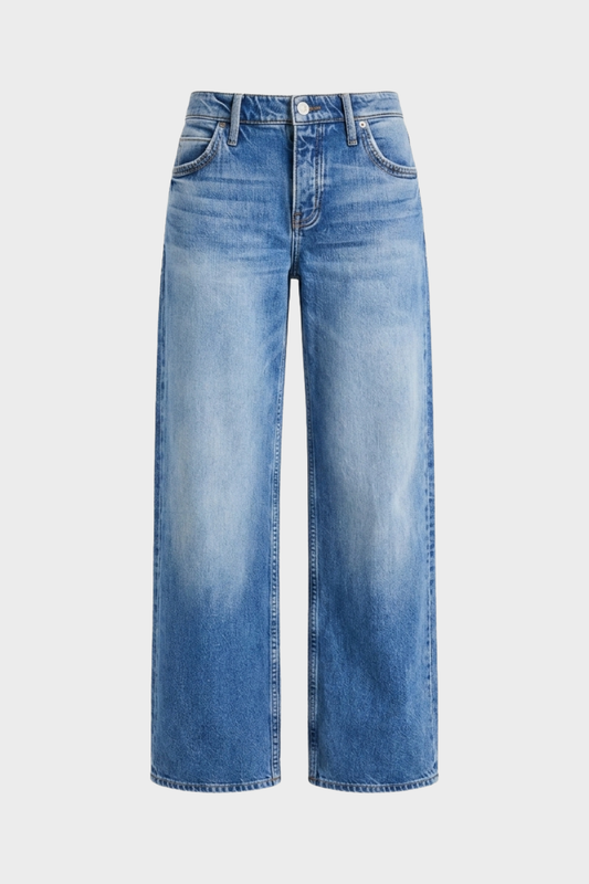 Damen Wide-Leg Jeans – Mid-Wash – Hauptansicht
