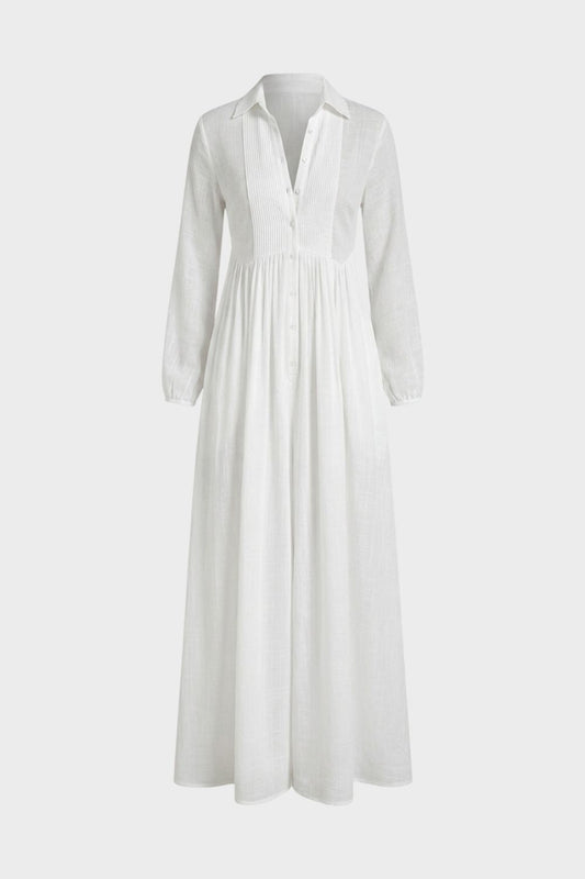 Damen Fließendes Maxikleid | V-Ausschnitt – Hauptansicht