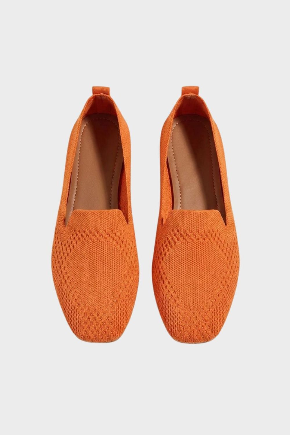 Damen Strick Loafer | Slip-On Flach
