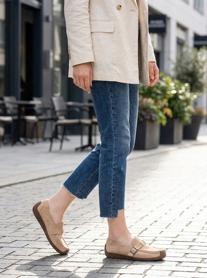 Damen Wildleder Loafer | Bequem