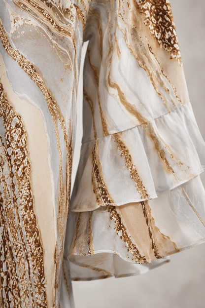Damen Minikleid Print | Glocke