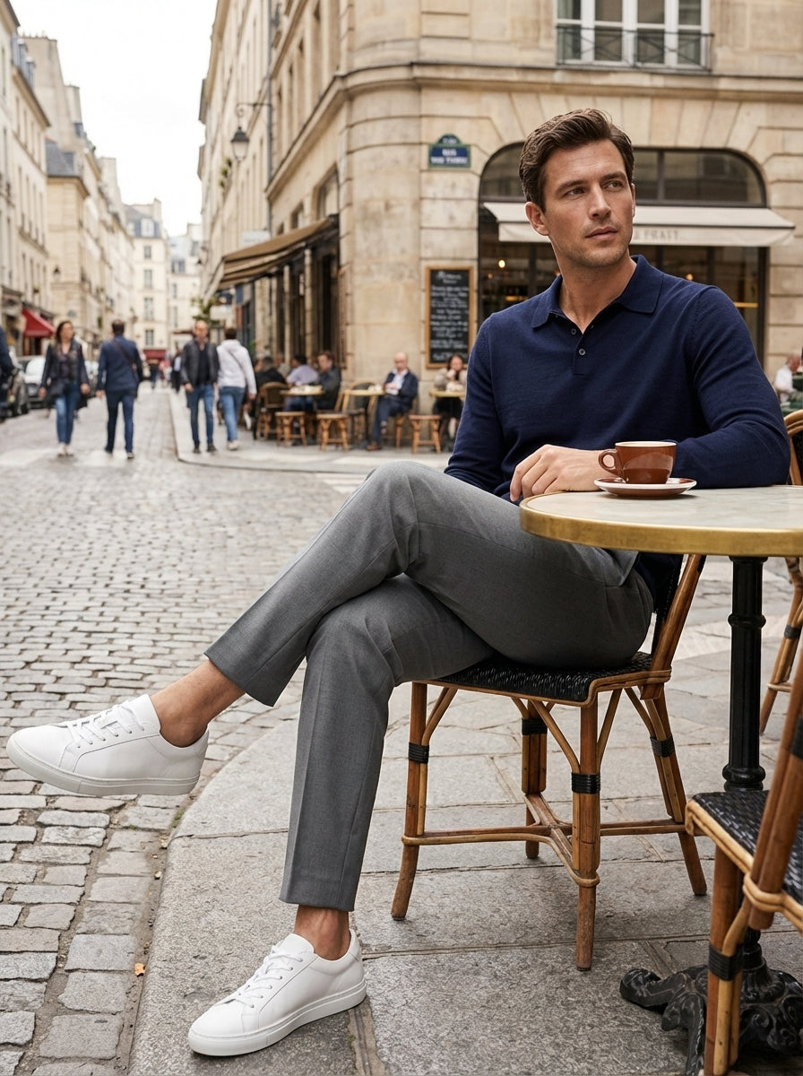 Anzughose Herren Stoffhose Slim Fit