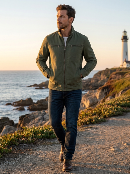 Herren Freizeitjacke | Reißverschluss