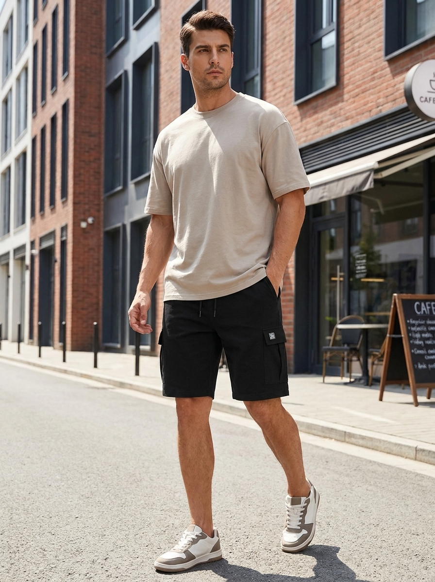 Herren Cargo Shorts | Utility-Taschen