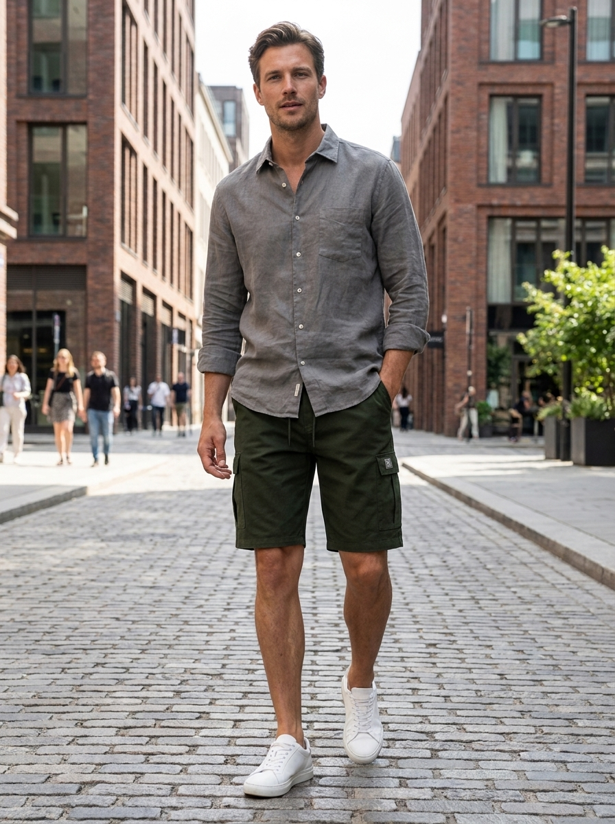 Herren Cargo Shorts | Utility-Taschen