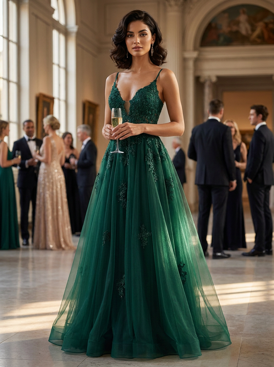 Damen Ballkleid | Schnürung
