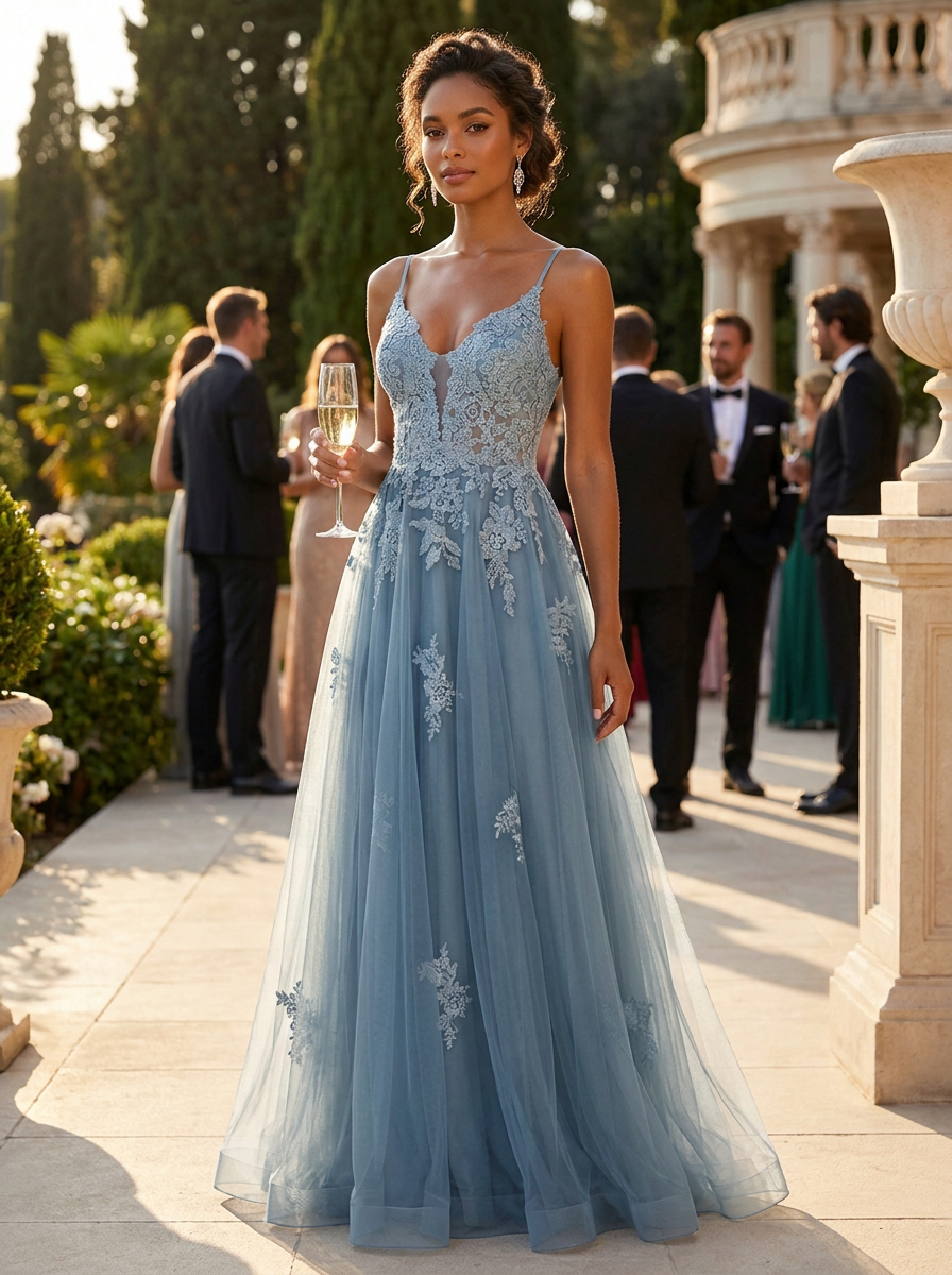 Damen Ballkleid | Schnürung