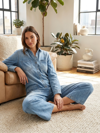 Damen Denim Overall | Utility