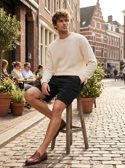 Herren Cord Kurze Hose | Lässig