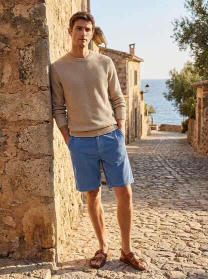 Herren Cord Kurze Hose | Lässig