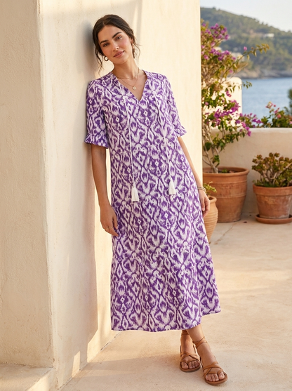 Damen Boho Sommerkleid | Vintage