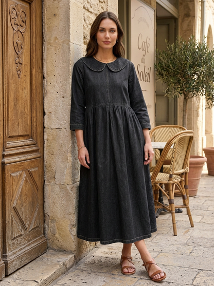 Damen Maxikleid | Langarm