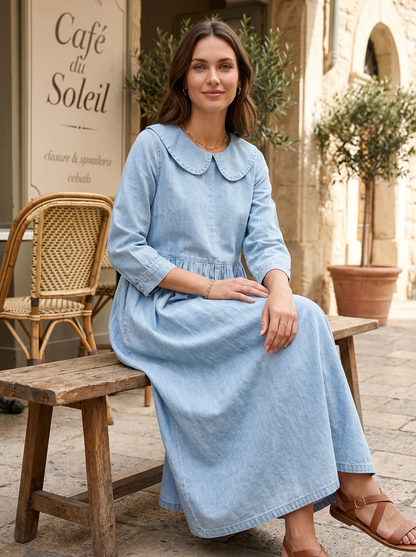 Damen Maxikleid | Langarm